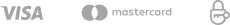 Visa, Mastercard, SSL ile güvenli ödeme